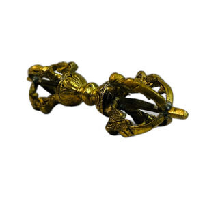 Tibetan Vajra Dorje Handcraft Amulet Buddhist Buddha Tibet Far East Art Brass